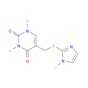 2,4(1H,3H)-Pyrimidinedione,5-[(1H-imidazol-2-ylthio)methyl]-