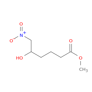 Hexanoic acid, 5-hydroxy-6-nitro-, methyl ester