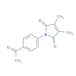 1H-Pyrrole-2,5-dione, 1-(4-acetylphenyl)-3,4-dimethyl-