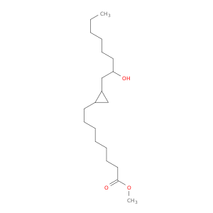 Cyclopropaneoctanoic acid, 2-(2-hydroxyoctyl)-, methyl ester