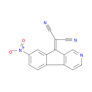 Propanedinitrile, (7-nitro-9H-indeno[2,1-c]pyridin-9-ylidene)-