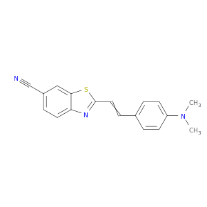 6-Benzothiazolecarbonitrile, 2-[2-[4-(dimethylamino)phenyl]ethenyl]-