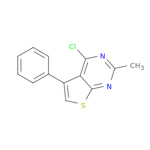 4-Chloro-2-methyl-5-phenylthieno[2,3-d]pyrimidine