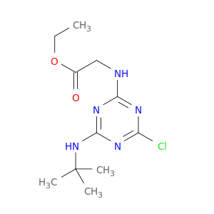 ETHYL N-[4-(TERT-BUTYLAMINO)-6-CHLORO-1,3,5-TRIAZIN-2-YL]GLYCINATE