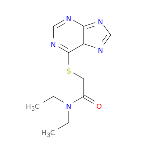 N,N-DIETHYL-2-(5H-PURIN-6-YLSULFANYL)ACETAMIDE