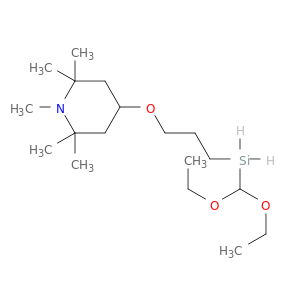 Piperidine, 4-[3-(diethoxymethylsilyl)propoxy]-1,2,2,6,6-pentamethyl-
