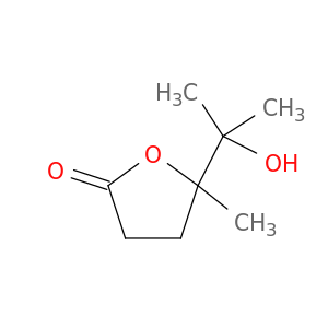 2(3H)-Furanone, dihydro-5-(1-hydroxy-1-methylethyl)-5-methyl-