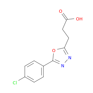 3-[5-(4-Chlorophenyl)-1,3,4-oxadiazol-2-yl]propanoic Acid