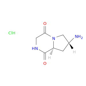 Pyrrolo[1,2-a]吡嗪-1,4-二酮,7-氨基己基-,盐酸盐(1：1),(7r,8as)-