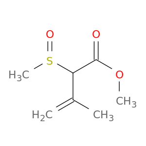 3-Butenoic acid, 3-methyl-2-(methylsulfinyl)-, methyl ester