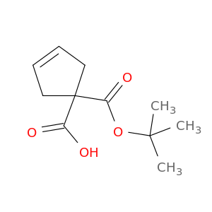 1-(叔丁氧基羰基)环戊-3-烯-1-羧酸