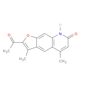 Furo[3,2-g]quinolin-7(8H)-one, 2-acetyl-3,5-dimethyl-