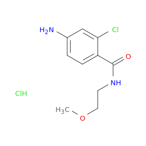 苯甲酰胺,4-氨基-2-氯-N-(2-甲氧基乙基)-,盐酸盐(1：1)