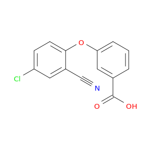 3-(4-chloro-2-cyanophenoxy)benzoic acid