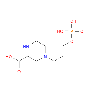 2-Piperazinecarboxylicacid, 4-[3-(phosphonooxy)propyl]-, (+)-