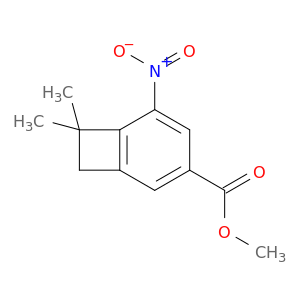methyl 7,7-dimethyl-5-nitrobicyclo[4.2.0]octa-1,3,5-triene-3-carboxylate
