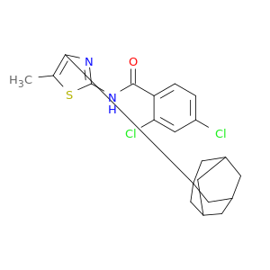 N-[4-(1-ADAMANTYL)-5-METHYL-1,3-THIAZOL-2-YL]-2,4-DICHLORO-BENZAMIDE