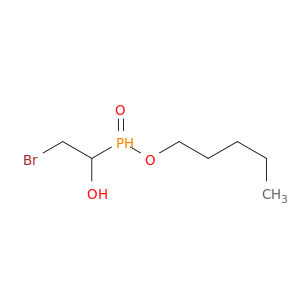Phosphinic acid, (2-bromo-1-hydroxyethyl)-, pentyl ester
