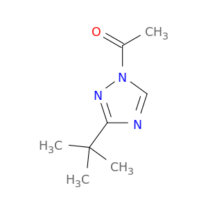 1H-1,2,4-Triazole, 1-acetyl-3-(1,1-dimethylethyl)- (9CI)