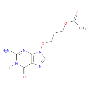 6H-Purin-6-one,9-[3-(acetyloxy)propoxy]-2-amino-1,9-dihydro-