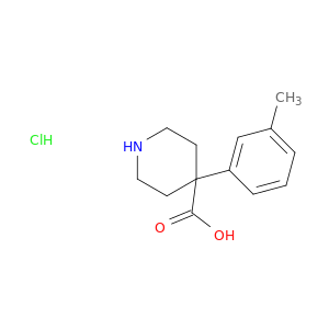 4-(3-Methylphenyl)piperidine-4-carboxylic Acid Hydrochloride