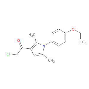 2-氯-1-[1-（4-乙氧基苯基）-2,5-二甲基-1H-吡咯-3-基]乙酮