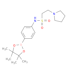 N-[4-(4,4,5,5-四甲基-1,3,2-二氧杂硼杂环戊烷-2-基)苯基]-1-吡咯烷基乙酰胺