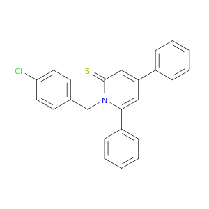1-(4-chlorobenzyl)-4,6-diphenylpyridine-2(1h)-thione