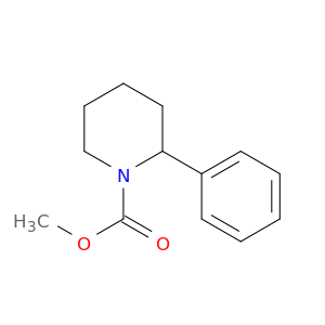 1-Piperidinecarboxylic acid, 2-phenyl-, methyl ester
