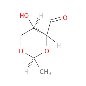 1,3-Dioxane-4-carboxaldehyde, 5-hydroxy-2-methyl-, (2S,4S,5R)-