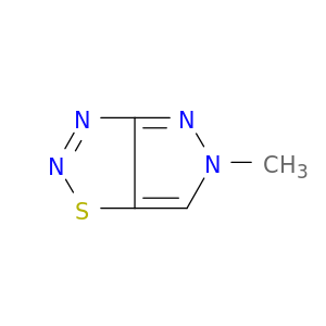 5H-Pyrazolo[3,4-d]-1,2,3-thiadiazole, 5-methyl-