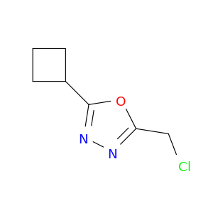 2-(Chloromethyl)-5-cyclobutyl-1,3,4-oxadiazole