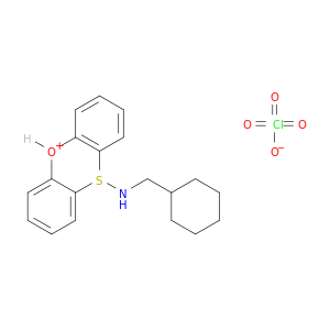 Phenoxathiinium, 10-(cyclohexylmethylamino)-, perchlorate
