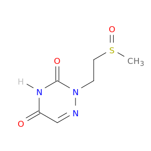 1,2,4-Triazine-3,5(2H,4H)-dione, 2-[2-(methylsulfinyl)ethyl]-