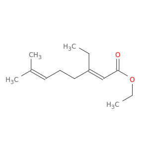2,6-Octadienoic acid, 3-ethyl-7-methyl-, ethyl ester, (E)-