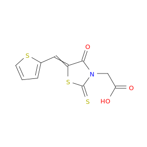 (4-OXO-5-THIOPHEN-2-YLMETHYLENE-2-THIOXO-THIAZOLIDIN-3-YL)-ACETIC ACID