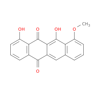 5,12-Naphthacenedione, 1,11-dihydroxy-10-methoxy-