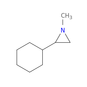 Aziridine, 2-cyclohexyl-1-methyl-