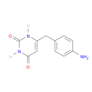2,4(1H,3H)-Pyrimidinedione, 6-[(4-aminophenyl)methyl]-