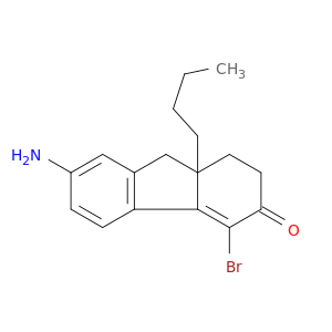 3H-Fluoren-3-one, 7-amino-4-bromo-9a-butyl-1,2,9,9a-tetrahydro-