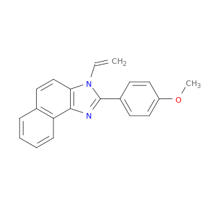 3H-Naphth[1,2-d]imidazole, 3-ethenyl-2-(4-methoxyphenyl)-