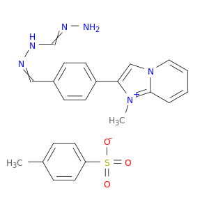 2-(4-(((AMINOIMINOMETHYL)HYDRAZONO)METHYL)PHENYL)-1-METHYLIMIDAZO[1,2-A]PYRIDINIUM 4-METHYLBENZENESULFONATE
