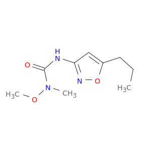 Urea, N-methoxy-N-methyl-N'-(5-propyl-3-isoxazolyl)-