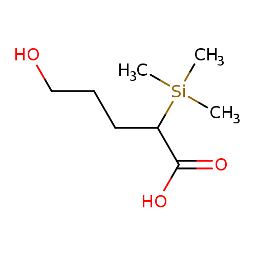 5-HYDROXY-2-(TRIMETHYLSILYL)-PENTANOIC ACID
