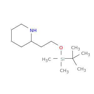 Piperidine, 2-[2-[[(1,1-dimethylethyl)dimethylsilyl]oxy]ethyl]-