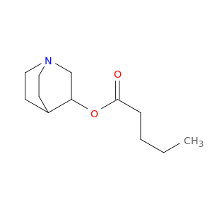 Pentanoic acid, 1-azabicyclo[2.2.2]oct-3-yl ester