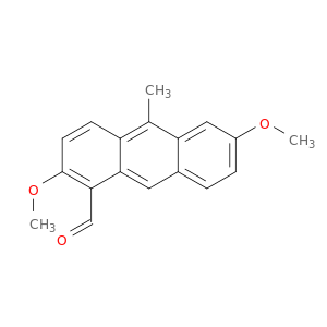 1-Anthracenecarboxaldehyde,2,6-dimethoxy-10-methyl-