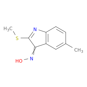 3H-Indol-3-one, 5-methyl-2-(methylthio)-, oxime
