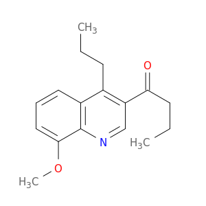 1-BUTANONE, 1-(8-METHOXY-4-PROPYL-3-QUINOLINYL)-