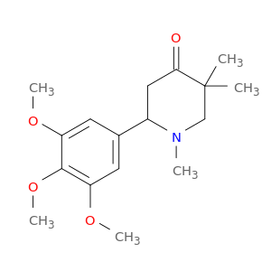 4-Piperidinone, 1,5,5-trimethyl-2-(3,4,5-trimethoxyphenyl)-